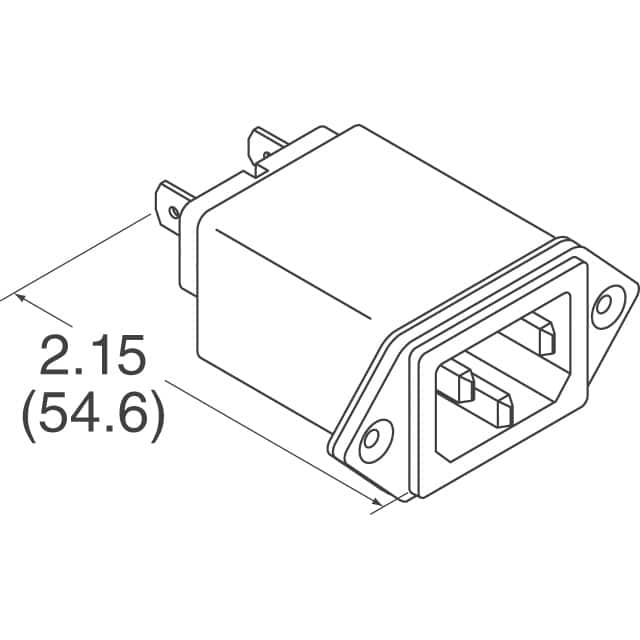 1-6609006-3 TE Connectivity Corcom Filters  Power Entry Modules (PEM)